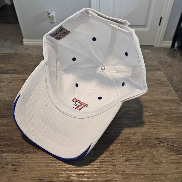 Vintage University of Florida Gators Strapback Hat Cap White Orange UF NCAA 90s - Picture 7 of 8